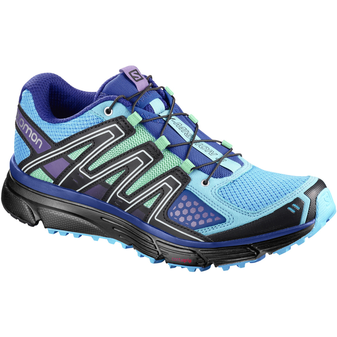 SALOMON X-MISSION 3 W Philippines - Women's Trail Running Shoes - Blue/Light Blue | 149032-UHB